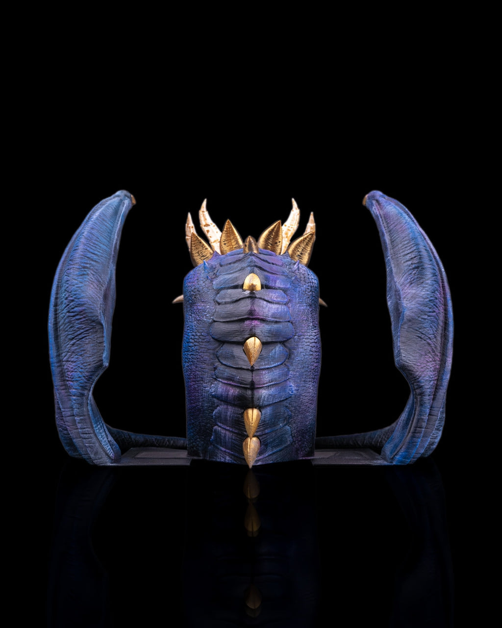 Dragonbound dragon bookends rear view
