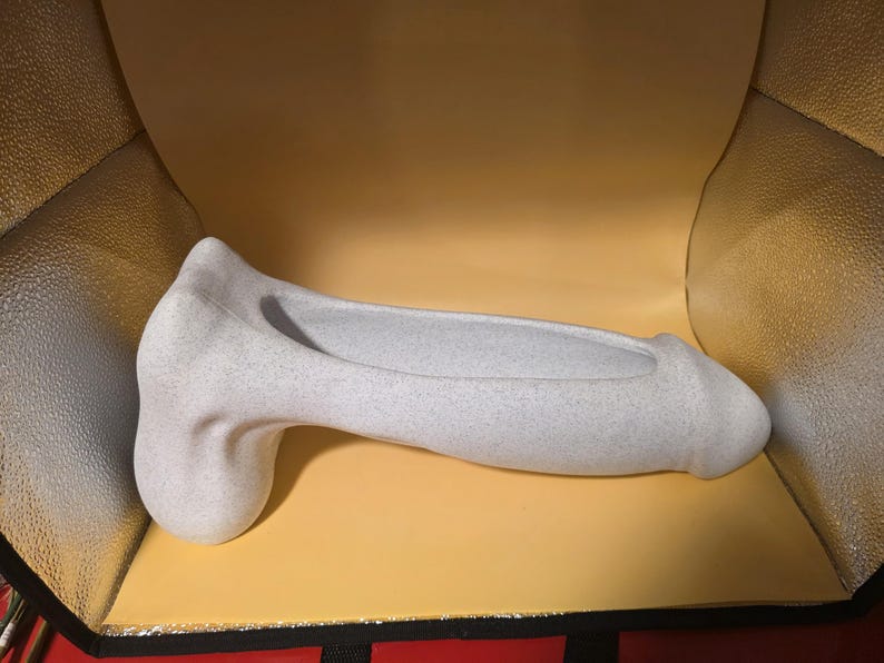 Large penis-shaped catchall bowl