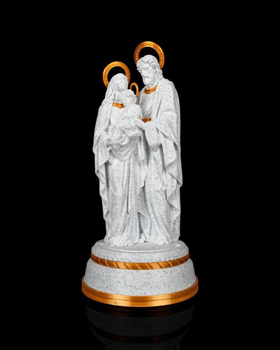 Holy Family religious statue detail