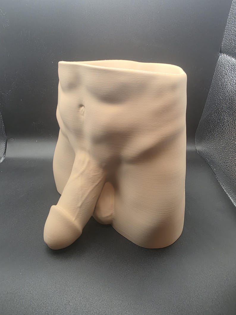 Beige Monster Dong planter