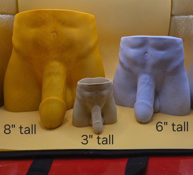 Monster Dong planter detail