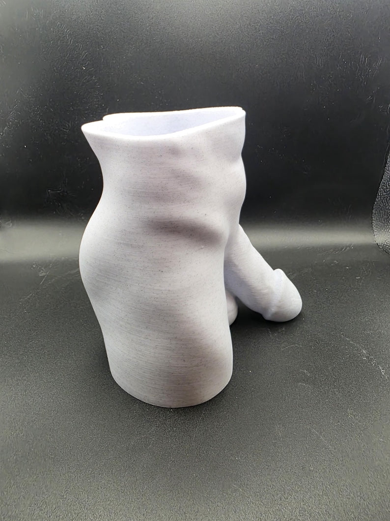 Gray Monster Dong planter