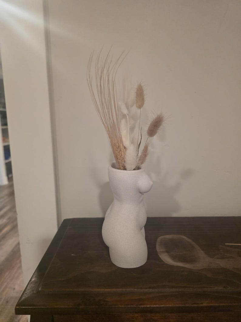 Origin Series Beauty torso planter with neutral florals