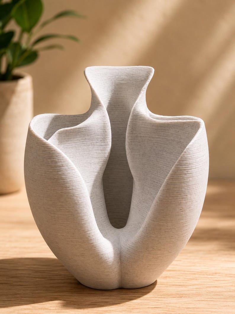 Origin Series Bloom sculptural organic vase