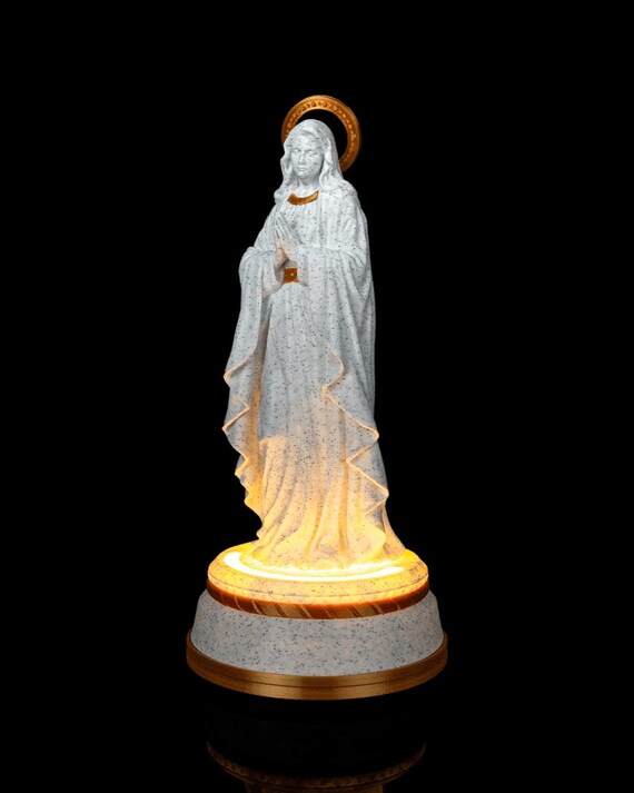 Our Lady statue with coordinating pedestal