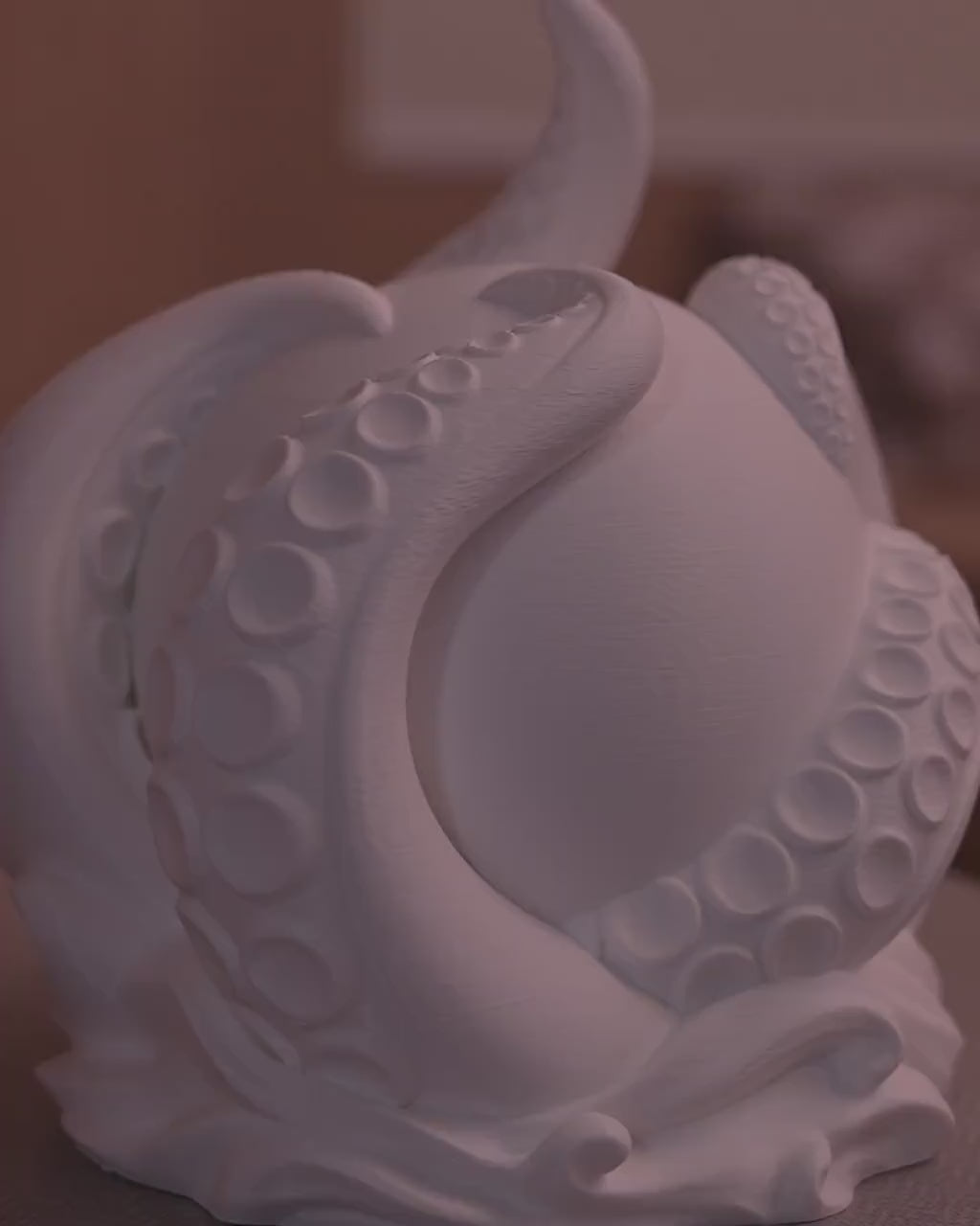 Kraken tentacle sphere lamp video